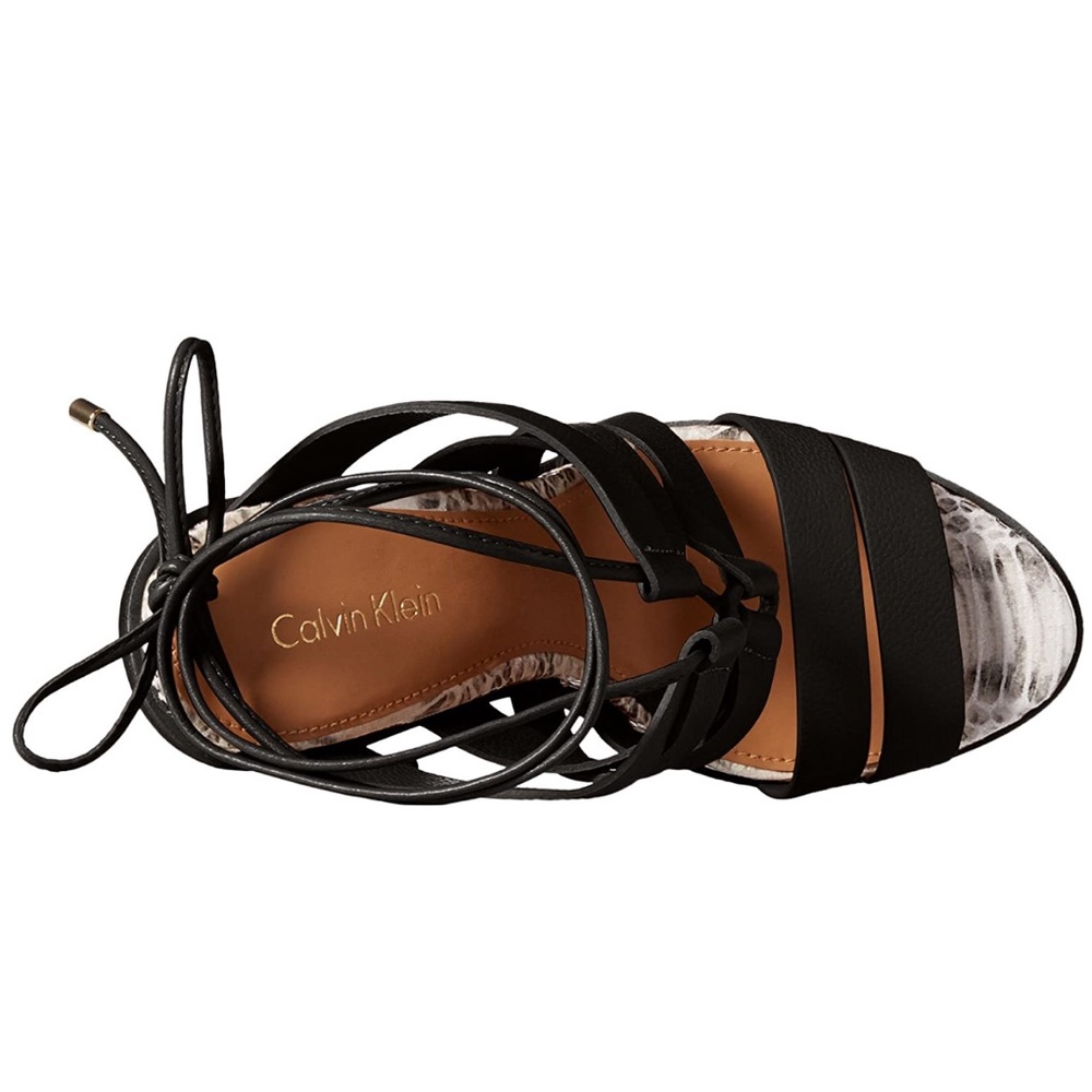 Calvin Klein Panelope Ankle Strap Sandals - Picture 5 of 6